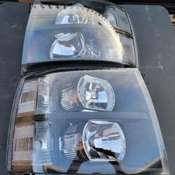 07-13 Chevrolet Silverado Headlights Luces Micas Calaveras Faros Faroles Focos Chevy