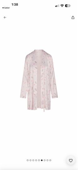 SKIMS Woven Shine Robe XS