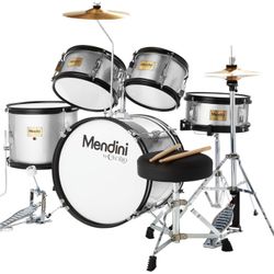 Mendini Kids Drum Set - 5 Piece, 16 Inch Junior Kit