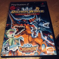 PS2 Game Digimon World Data Squad 