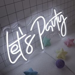 Let’s Party Neon Sign 