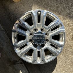 20x8.5J GM Aluminum Wheels with caps