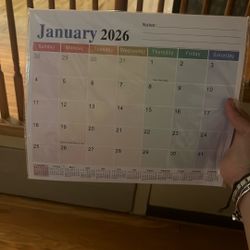 2026 Calendar With Magnet 