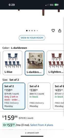 Brown Dining Room Chairs