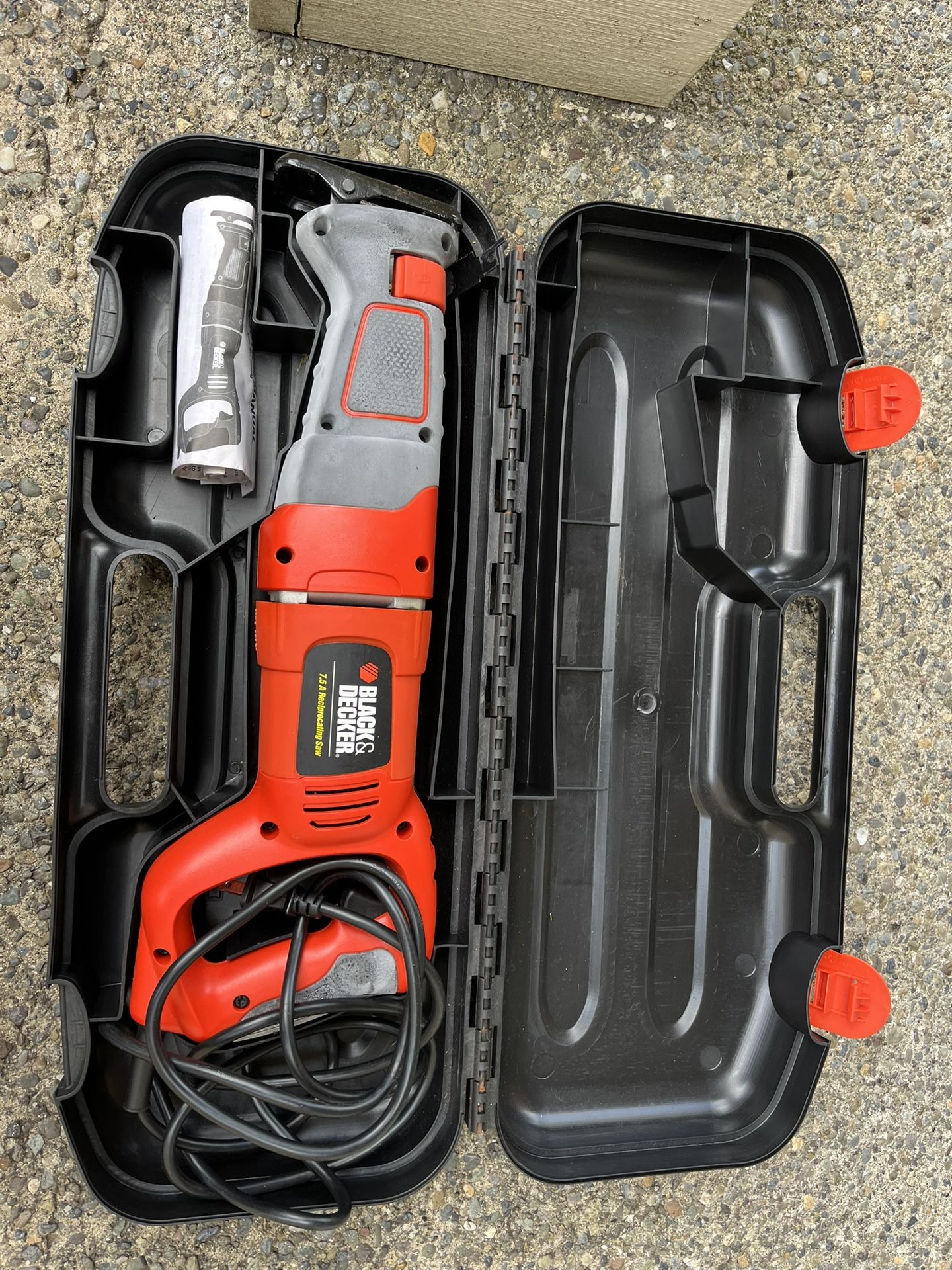 Black And Decker Reciprocating Saw