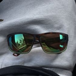 Costa Cut Sunglasses Green Tortoise Polarized