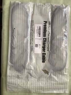 New Pair Of Premium Charger Cables  