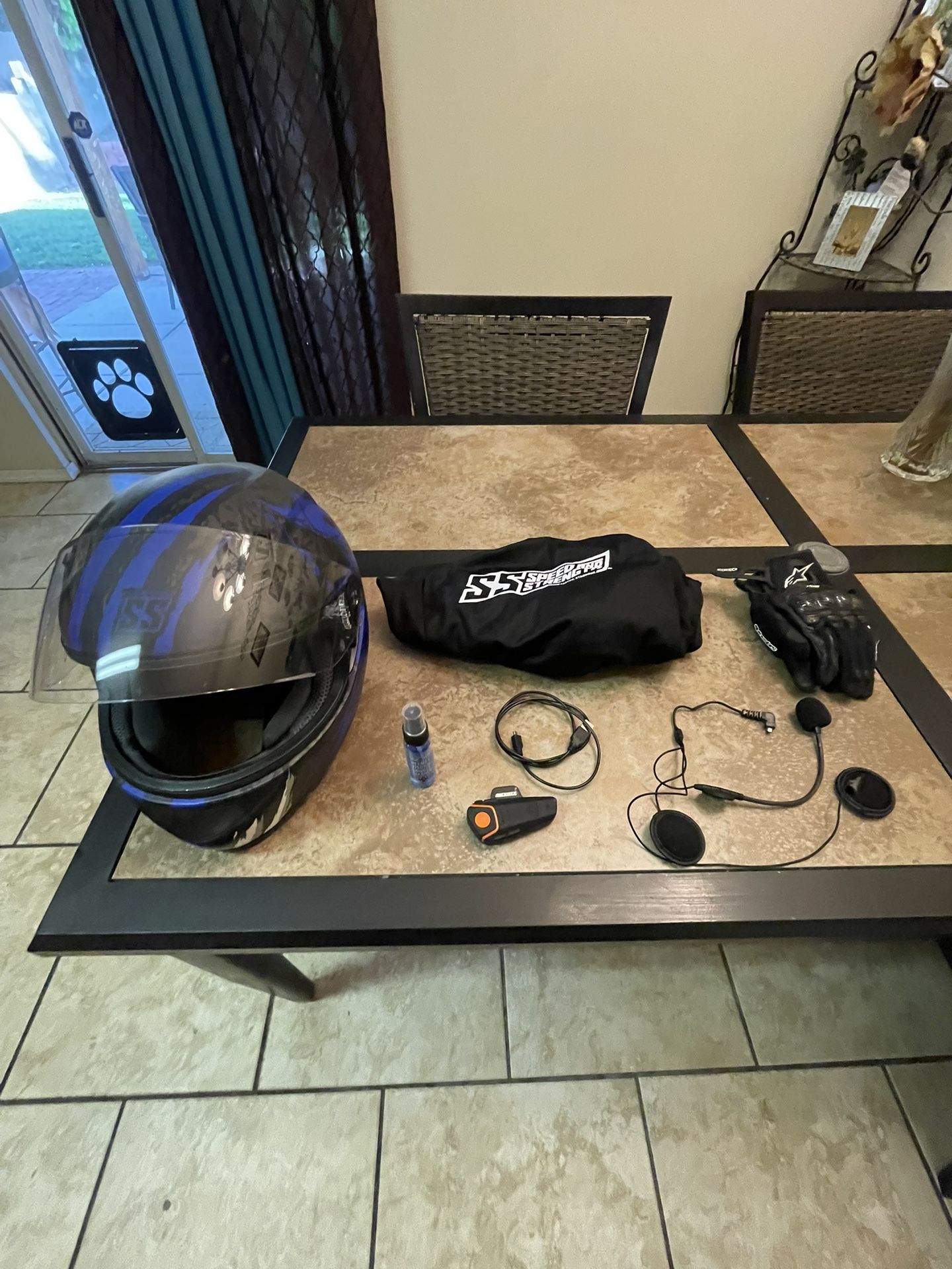 Helmet and Bluetooth Headset
