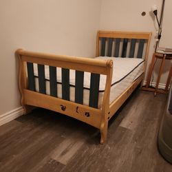 Twin Bed + Mattress 
