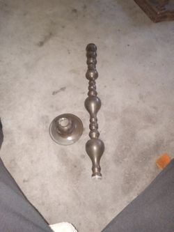 Large Antique Candle Holder 