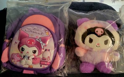KUROMI Backpack &Plush