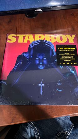 Starboy the weekend translucent red vinyl