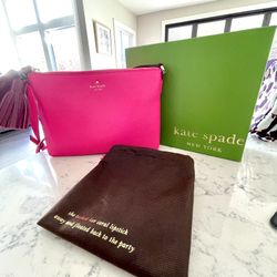Kate Spade Shoulder Bag (Bright Pink)