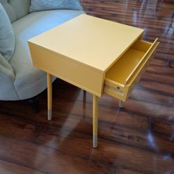 Mustard Color Table. 