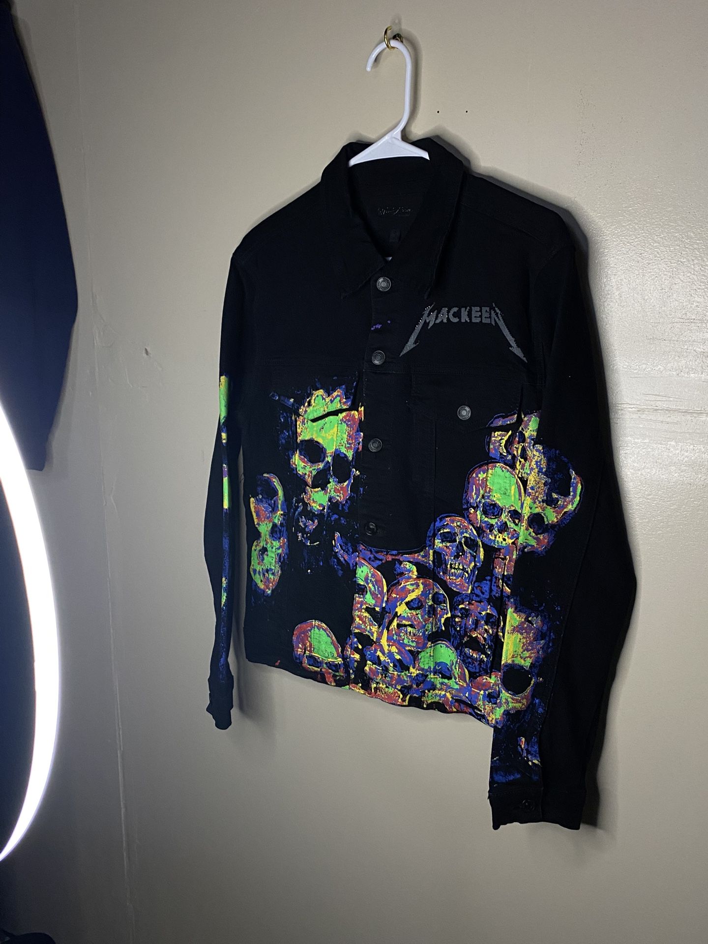 Denim Skull Jacket