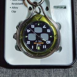 Timex Marathon 47mm Green Silver Tone Quartz Analog Digital Pocket Watch New!
