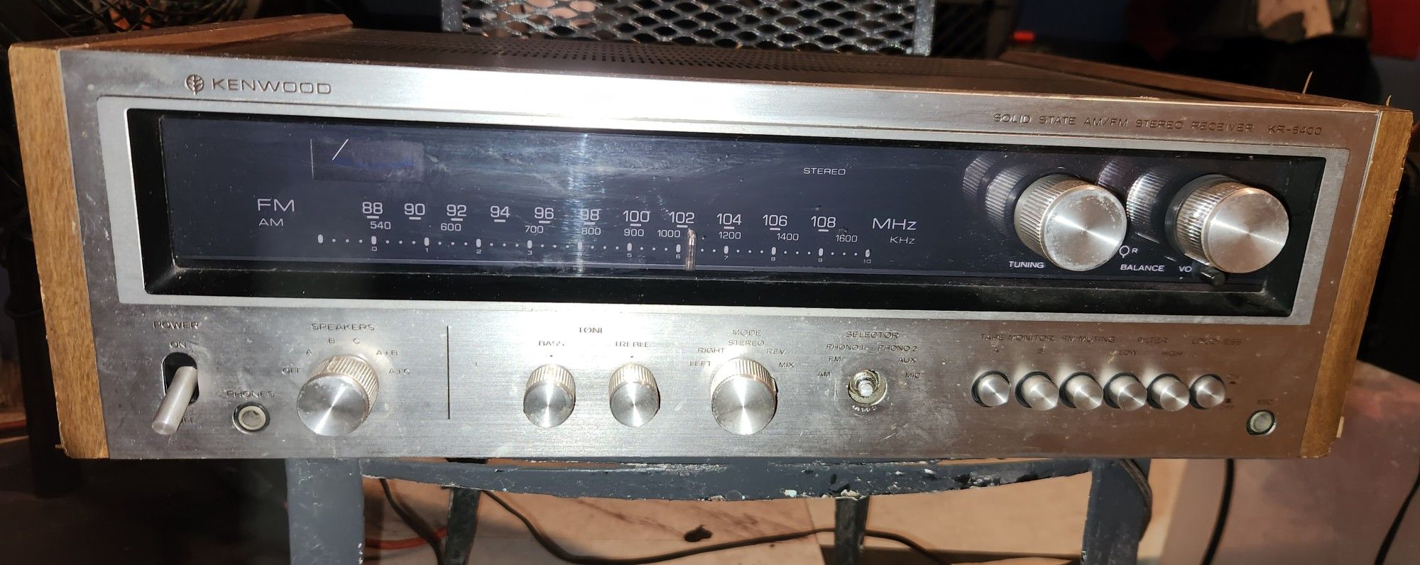 Vintage Kenwood KR-5400 Stereo Receiver