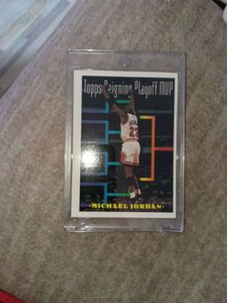 Michael Jordan Topps Reigning Playoff MVP Card