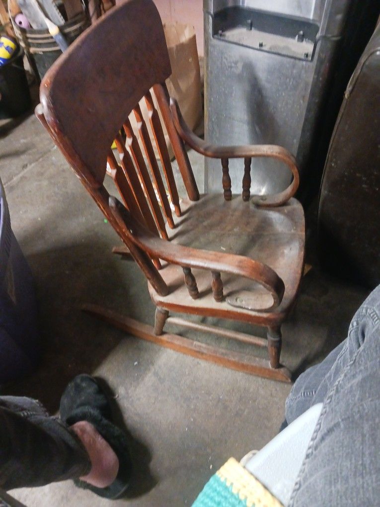 Antique Rocker For Kids Or Doll's