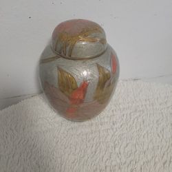 8 In Tall Brass Indian Urn