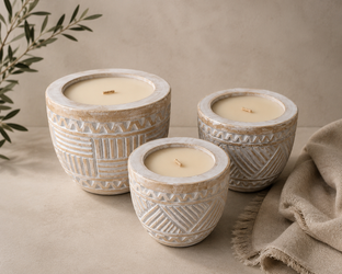 Handmade Candle Decoration Set
