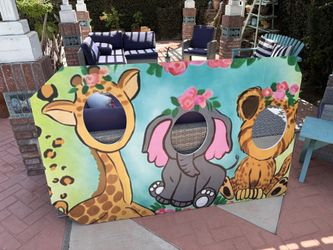 Safari Animals Photo Stand Ins Board