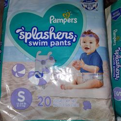 Splashers Small Size Swim Pants Pampers Brand (2pk)