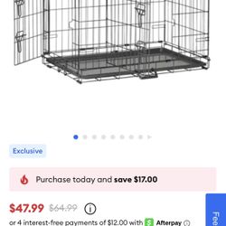 Top Paw Wire Kennel - 2 Doors
