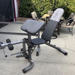 Weight Bench And Rack