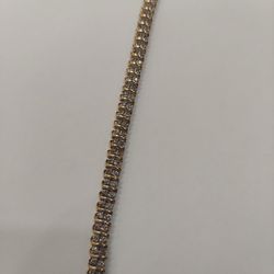 14k 10.8 2 Carat 7" Diamond Bracelet 