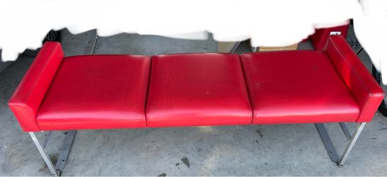 Red bench