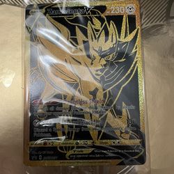 Pokémon Golden Zacian And Zamazenta Still In Plastic - Mint