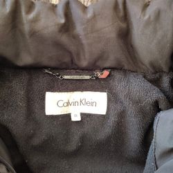 Cozy XL Calvin Klein Jacket. Dark Black