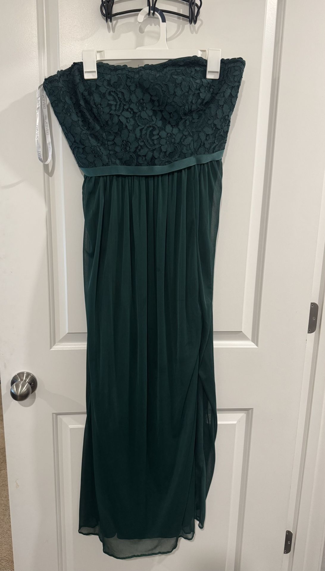 Green David’s Bridal Bridesmaid Dress