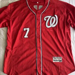 Washington Nationals Trea Turner Jerseys Size 52 (2XL)