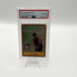 1981 Donruss Golf Lee Trevino Statistical Leader PSA NM-MT 8