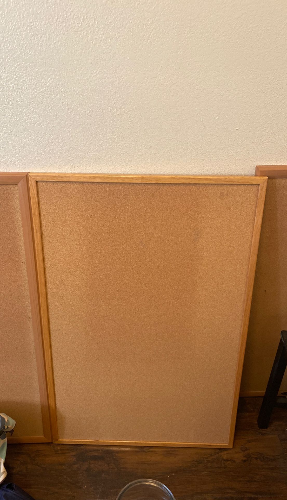 3 cork boards