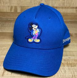 Disneyland 70th Anniversary Mickey Mouse Blue Baseball Cap