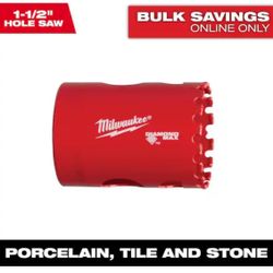 Milwaukee 1-1/2 in. Diamond Max Hole Saw @Mil-148