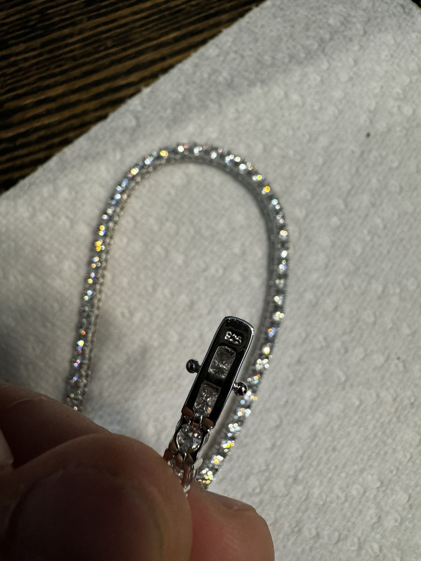 Tennis Chain 925 Vvs1 D Moissanite 20” 4mm