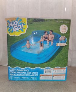 H2OGO!  10ft L Inflatable Lounge Pool
