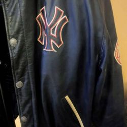 NY Yankees Leather Jacket 
