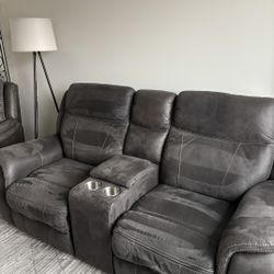 Electric Love Seat & Matching Chair