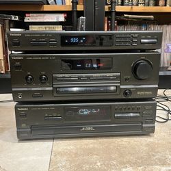1980’s Technics System: Receiver + CD Player + Tuner