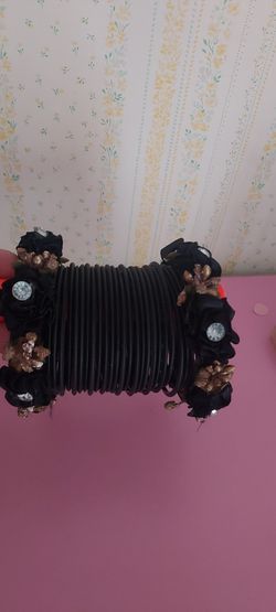 Black Bangles Set 