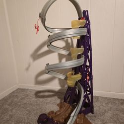 Hot Wheels Tornado Twister Playset Track Set Tracks Mattel Toys Vehicle Launcher Motorized RARE 2000