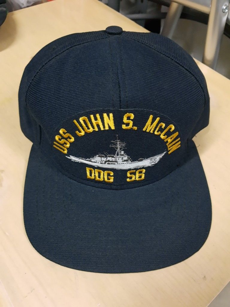 USS John S. McCain Plankowner Hat