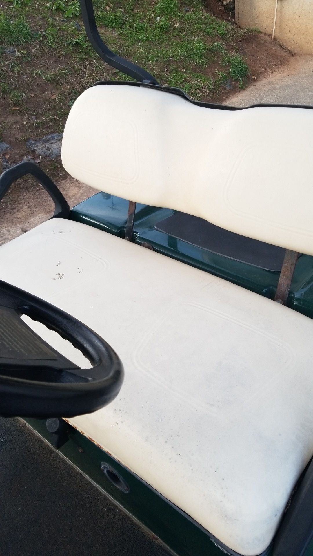 The club cadet Golf Cart is a 36 Volt it has 66 volt batteries for