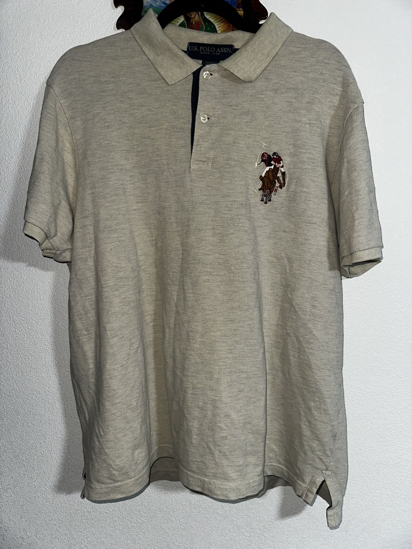 Boxy Fit Polo Shirt Size L