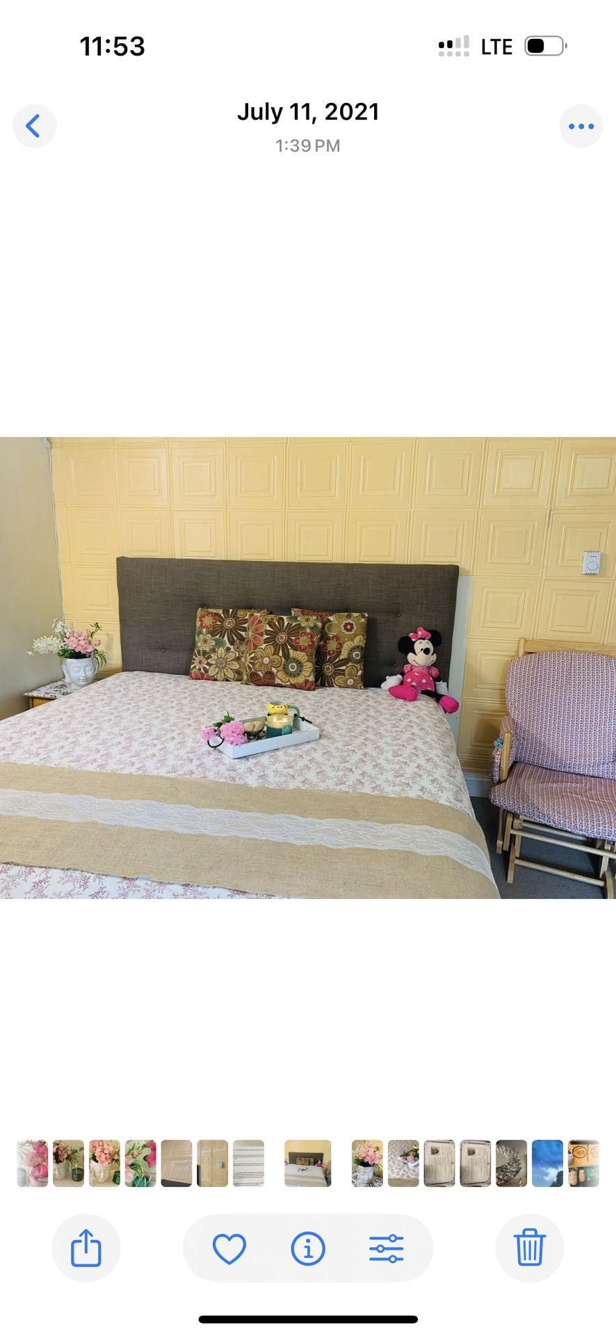 King Size Upholstery Headboard